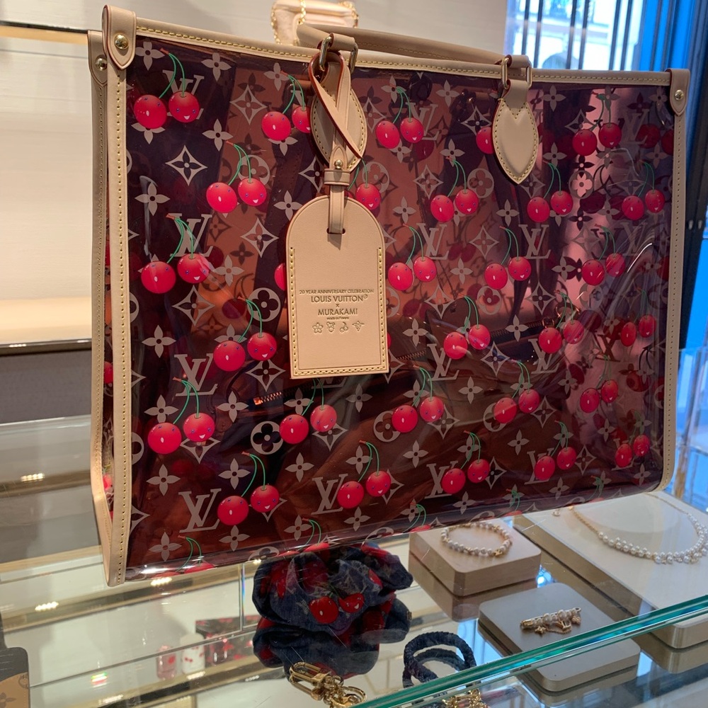 - Louis Vuitton Cherry Print Tote Bag Louis Vuitton Limited edition 2025
